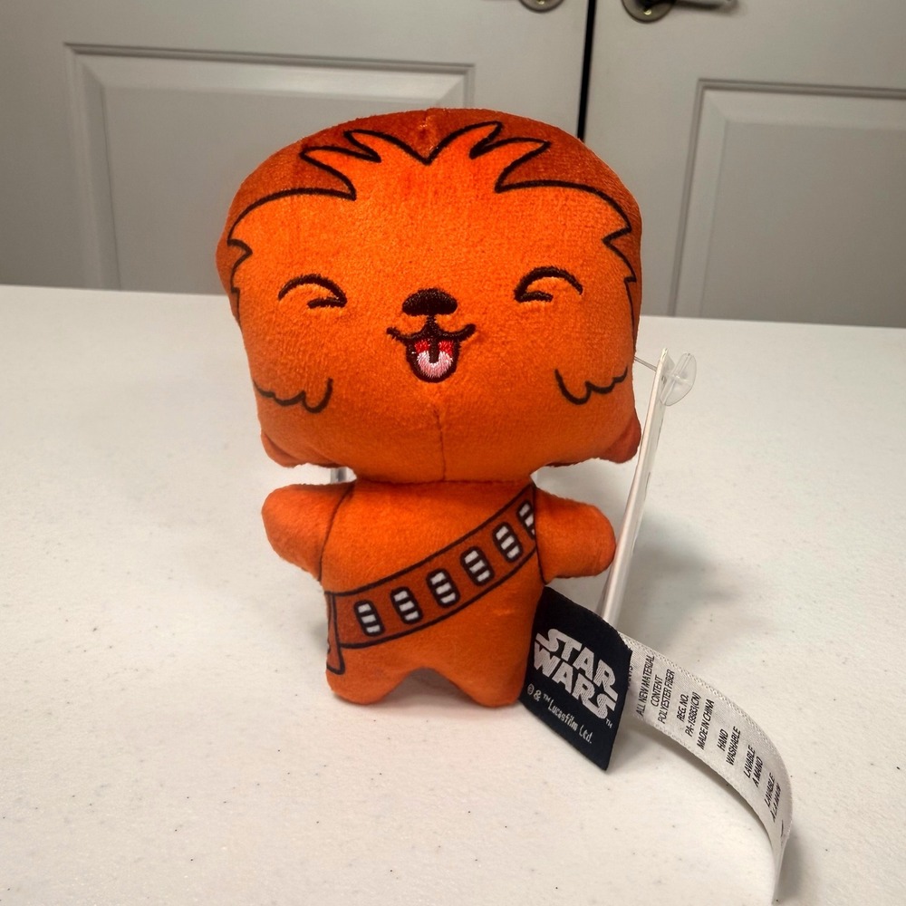 Mattel Star Wars Chewbacca Plush Small Stuffed Animal Toy 4 Inch Orange Wookiee